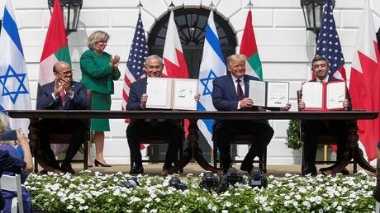لأول مرة ينشرالبيت الأبيض  ....تفاصيل اتفاق التطبيع بين الإمارات والبحرين وإسرائيل