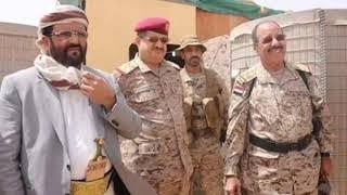 الأحمر يهاتف محافظ محافظة مأرب العرادة ويشيد بانتصارات الجيش